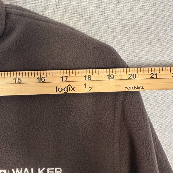 CROSSLAND MEN S FLEECE JACKET WALKER BRENDING, ZIPPER-UP, FRONT POCKETS, SIZE L - Picture 8 of 12
